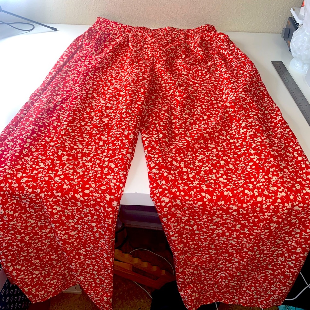 Large wide leg flowy pants